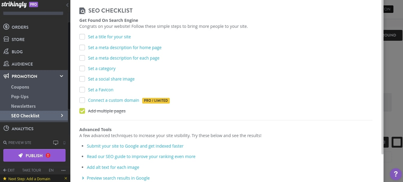 null built-in-seo-features-seo-checklist